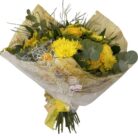 Bouquet Amarillo Elegante con Rosas y Crisantemos