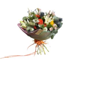 Bouquet de Flores Variadas con Estilo Natural