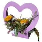 Caja Floral Romántica con Flores Naturales