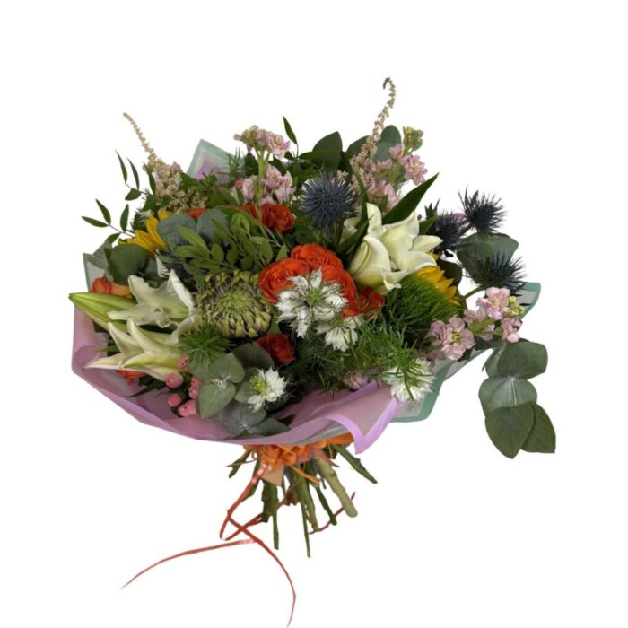 Bouquet de Flores Variadas con Estilo Natural