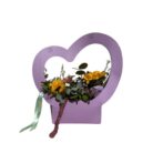 Caja Floral Romántica con Flores Naturales