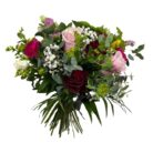 Bouquet Elegante de Rosas y Flores Variadas