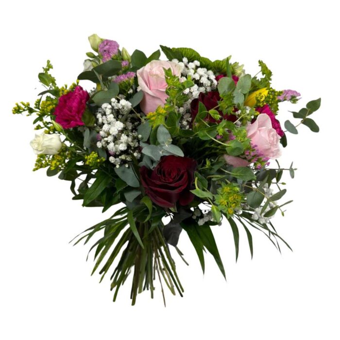 Bouquet Elegante de Rosas y Flores Variadas Bouquet Elegante de Rosas y Flores Variadas